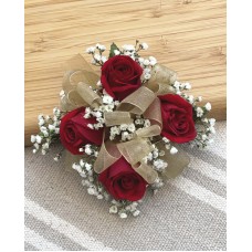 Spray Rose Corsage Wristlet Small